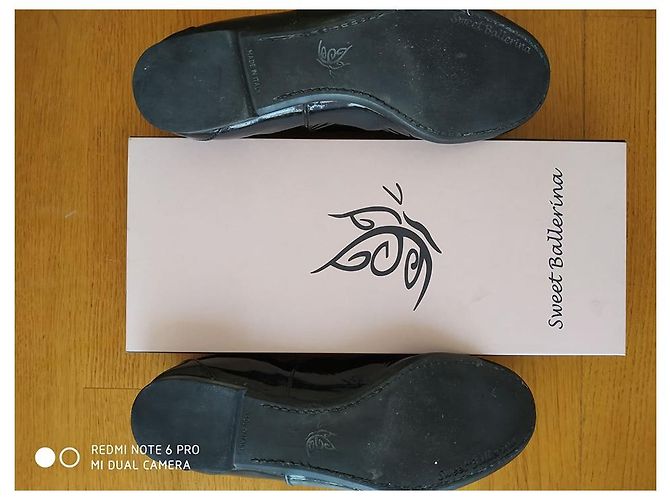 Autre Marque Dolce Ballerina 1233 vernice nera Nero - vista 6