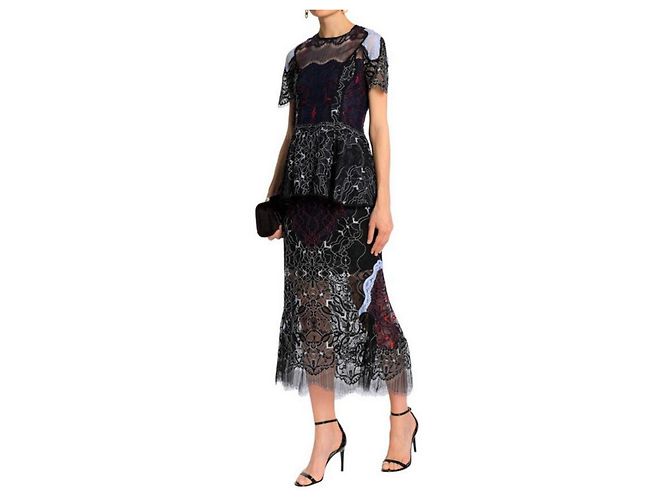 Jonathan Simkhai Lace peplum top UK8 - vista 4