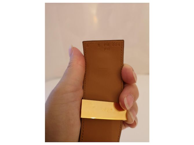 Bracciale con colletto per cani Hermès Arancione Corallo - vista 5