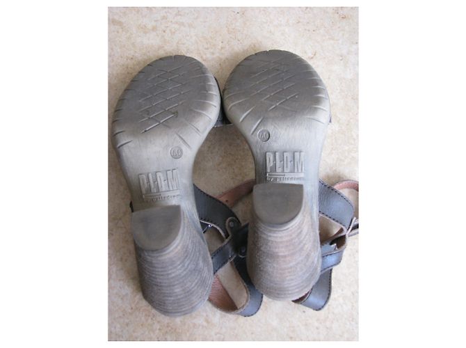Sandali con tacco Palladium The D.M. in pelle marrone - vista 3