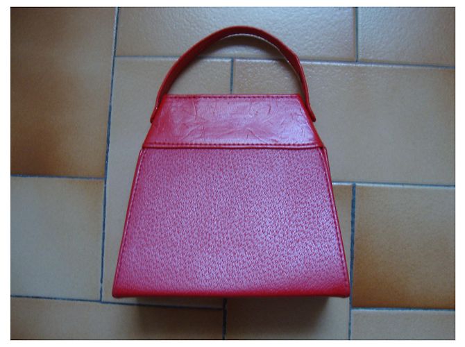 Autre Marque Mini Borsa Rossa in Skaï Rosso - vista 2