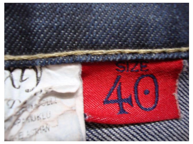 Autre Marque Jeans de denim crudo azul P & Y Talla 40 - vista 4