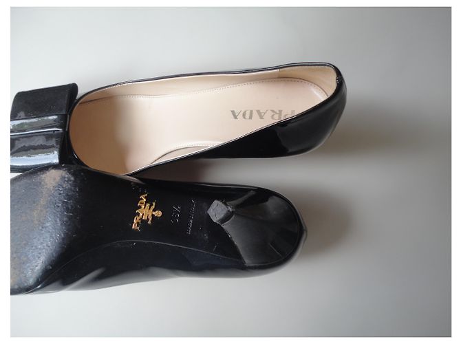 Prada Leder Pumps Schwarz 36,5 - Ansicht 2