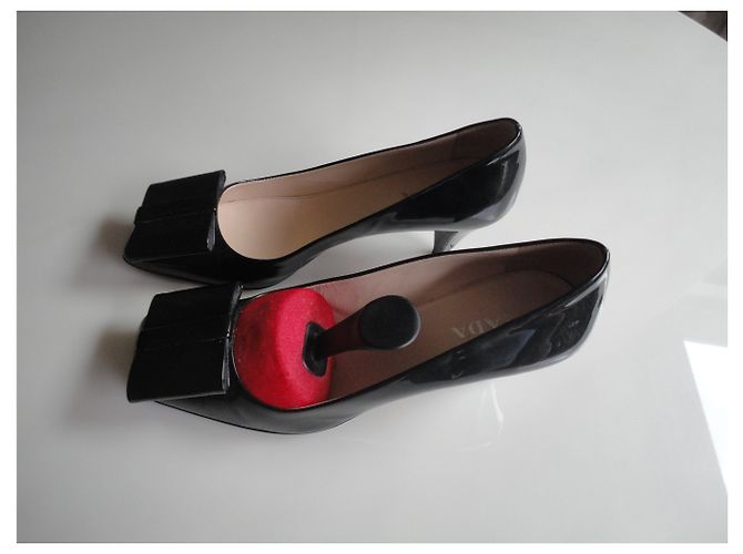 Prada Leder Pumps Schwarz 36,5 - Ansicht 3