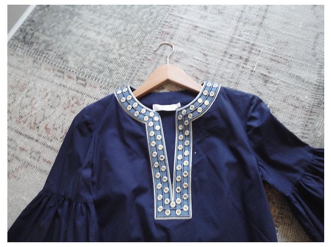 Tunica TORY BURCH blu navy - vista 2