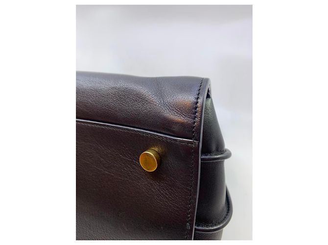 Jour Saint Laurent Borsa Day in pelle nera Nero - vista 10