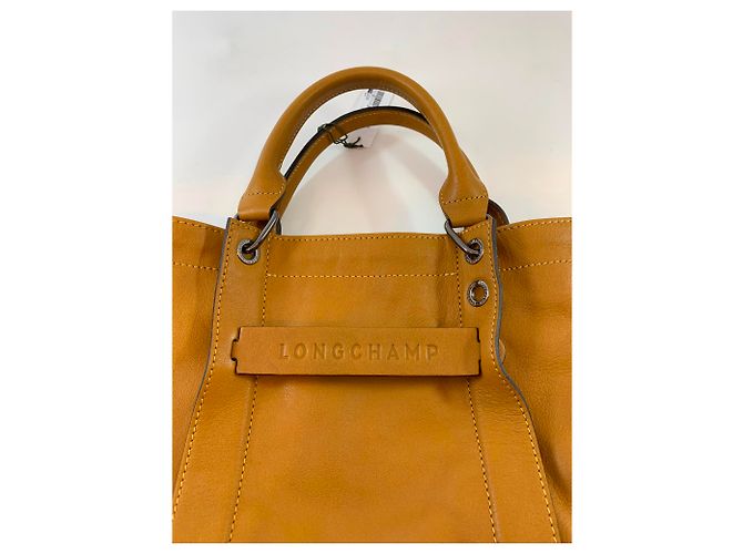 Longchamp 3D Ledertasche Hellbraun - Ansicht 8