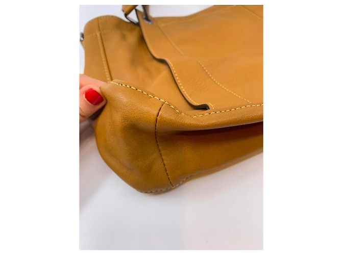 Longchamp 3D Ledertasche Hellbraun - Ansicht 6