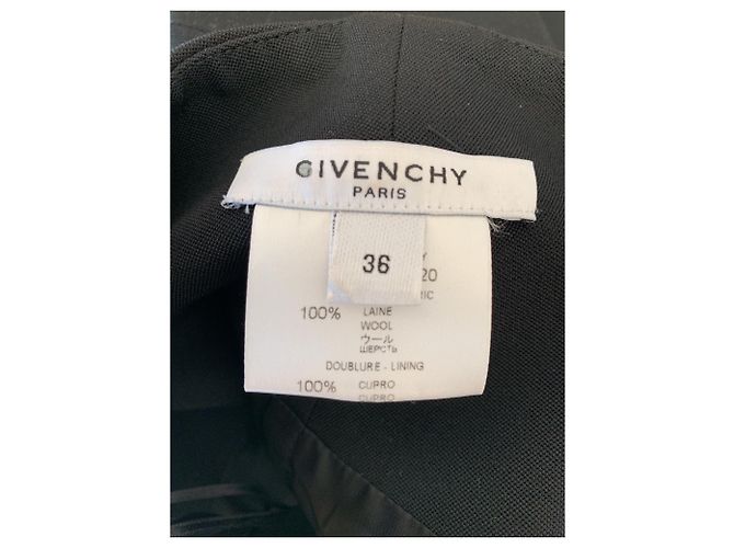 Givenchy Neuer schwarzer Rock mit hoher Taille. - Ansicht 3