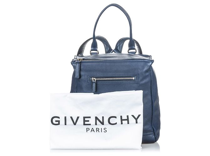Sac à dos Pandora en cuir bleu Givenchy - vue 15