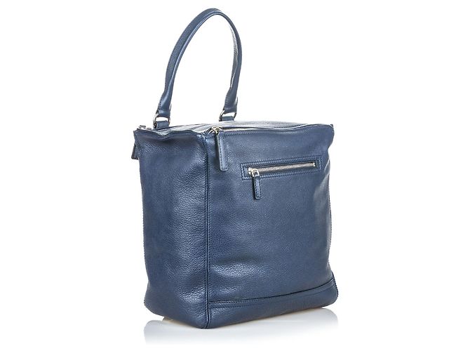 Sac à dos Pandora en cuir bleu Givenchy - vue 2