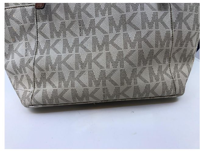 Borsa Michael Kors Signature Beige - vista 13