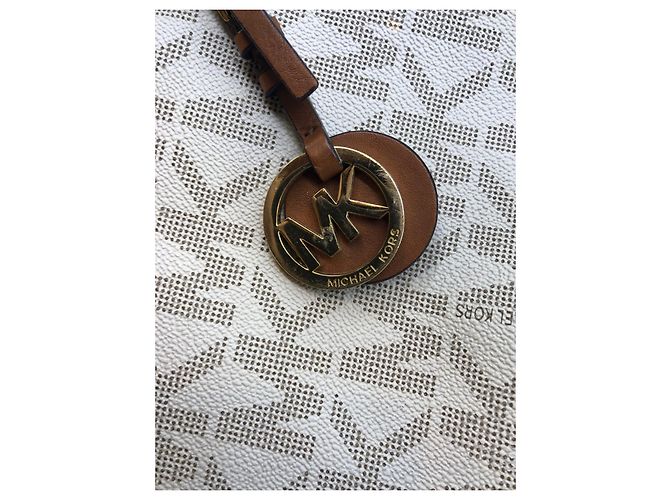Borsa Michael Kors Signature Beige - vista 23