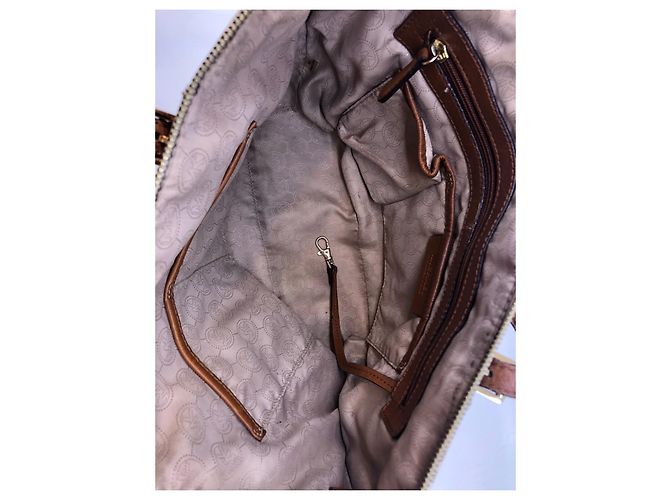 Borsa Michael Kors Signature Beige - vista 25