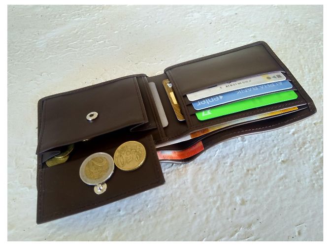 Autre Marque Wallet in chocolate stingray - view 7