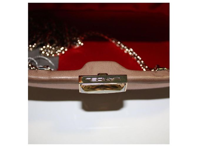 Lancel Premier Flirt Clutch Beige - vista 4
