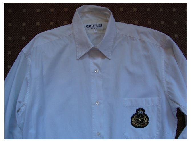 Camisa Georges Rech de algodón blanca Blanco - vista 2