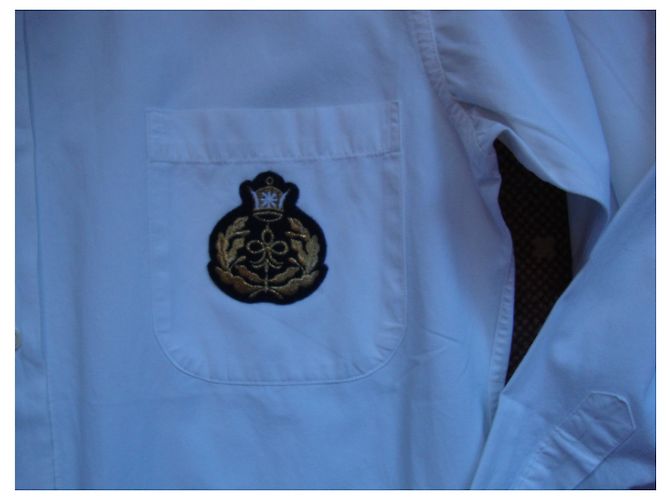 Camisa Georges Rech de algodón blanca Blanco - vista 4