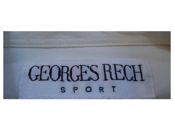 Camisa Georges Rech de algodón blanca Blanco - vista 5