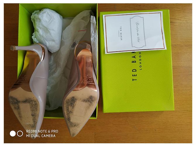 Ted Baker Saviy 9-15957 Nerz (Nude Pink) Pumps aus Lackleder Beige - Ansicht 10