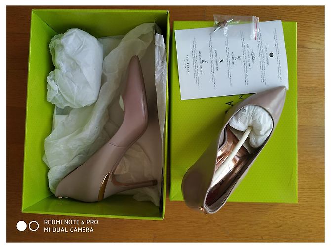 Ted Baker Saviy 9-15957 Nerz (Nude Pink) Pumps aus Lackleder Beige - Ansicht 2