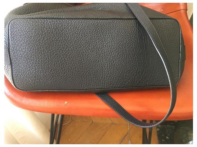 Borsa a mano Lancel Charlie modello piccolo nera in pelle Nero - vista 5