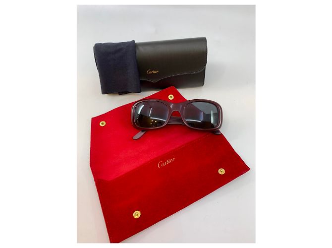 Cartier Vintage Harz Lünette Bordeaux - Ansicht 11
