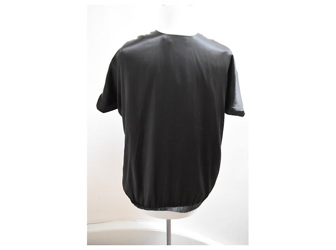 Nuovo top con perline di seta nera Antik Batik. fr36/ XS Nero - vista 3