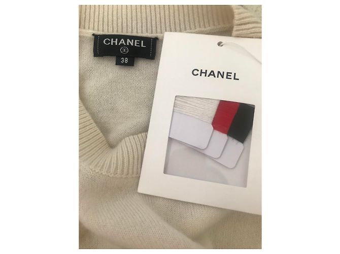 Chanel 2019 Suéter Cachemir La Pausa Blanco - vista 4