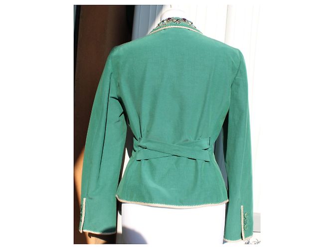 Wunderschöne Moschino Vintage Jacke Grün - Ansicht 11