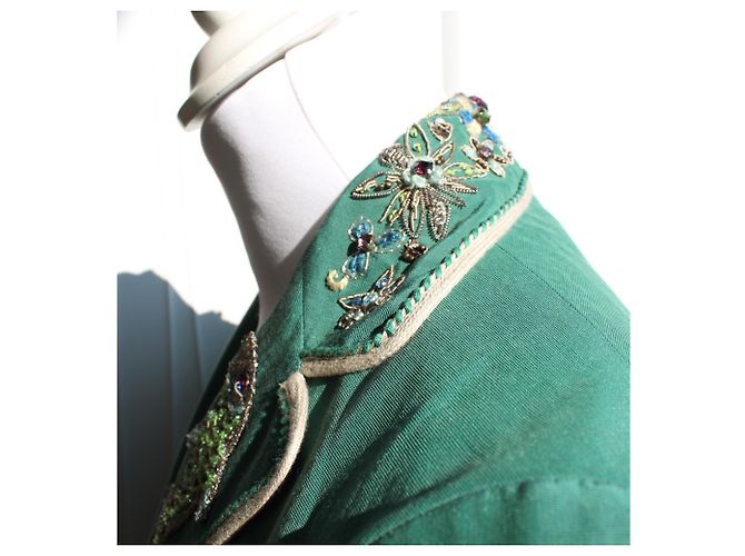 Wunderschöne Moschino Vintage Jacke Grün - Ansicht 12