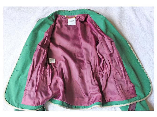 Wunderschöne Moschino Vintage Jacke Grün - Ansicht 3
