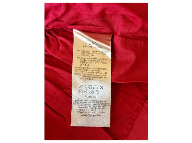 Burberry Kleid Rot Baumwolle Tartan Print 9 Monate - Ansicht 3