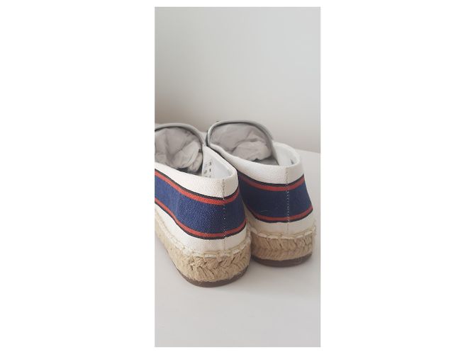 Espadrillas Karl Lagerfeld in tessuto bianco rosso blu Multicolore - vista 5