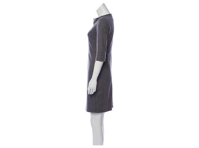 Diane Von Furstenberg Abito di lana grigio Ddi Ddi - vista 2
