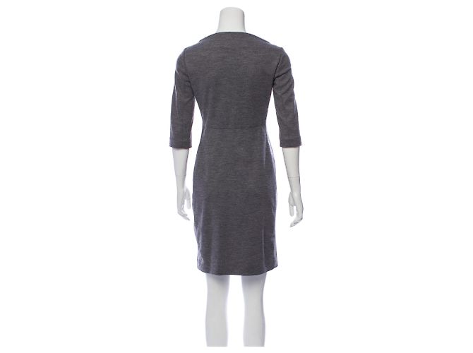 Diane Von Furstenberg Abito di lana grigio Ddi Ddi - vista 3