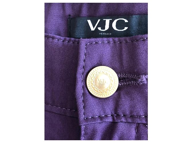 Versace woman's purple pants - view 4