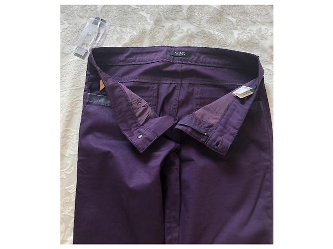 Versace woman's purple pants - view 7