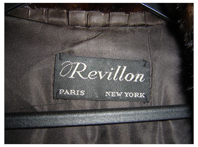 Revillon giacca / cappotto 3/4 - VISONE Marrone scuro - vista 6