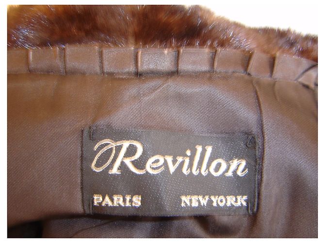 Revillon giacca / cappotto 3/4 - VISONE Marrone scuro - vista 7