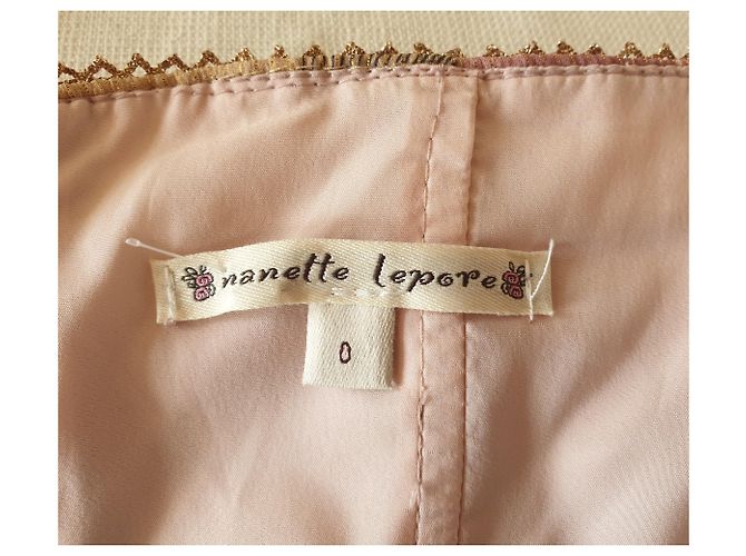 Nanette Lepore Gold Seide Maxikleid Golden - Ansicht 5