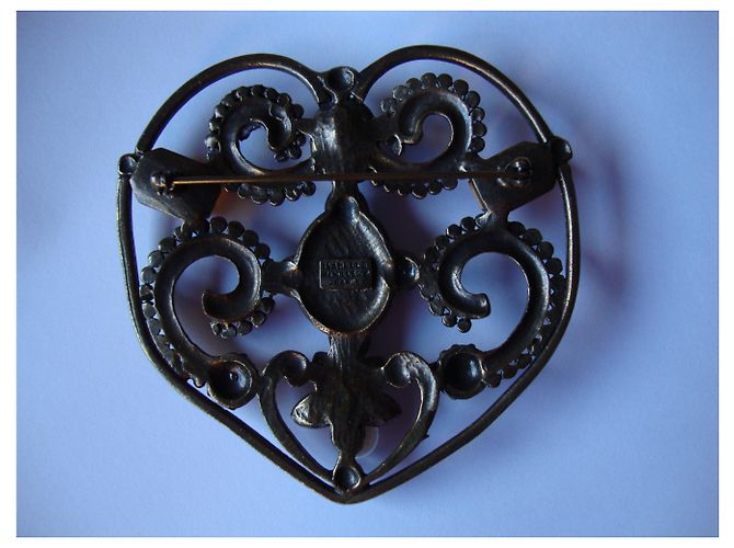 Autre Marque Spilla a cuore Isabelle de MILLERY FRANCE Multicolore - vista 2