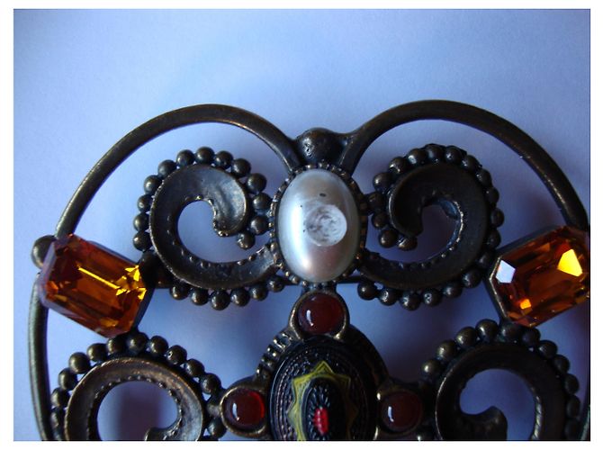 Autre Marque Spilla a cuore Isabelle de MILLERY FRANCE Multicolore - vista 4