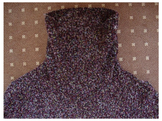Inconnue Tunika Pullover Braun Acryl - Ansicht 2