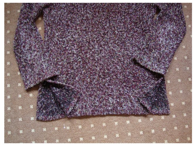 Inconnue Tunika Pullover Braun Acryl - Ansicht 4