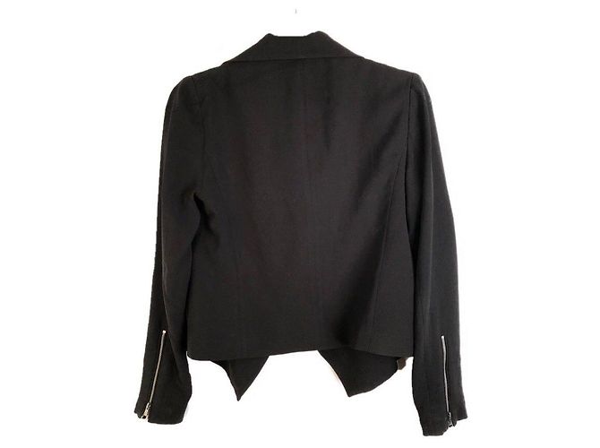 Diane Von Furstenberg Blazer con cascada DvF Olympia Negro - vista 2