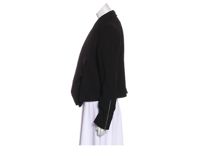 Diane Von Furstenberg Blazer con cascada DvF Olympia Negro - vista 6