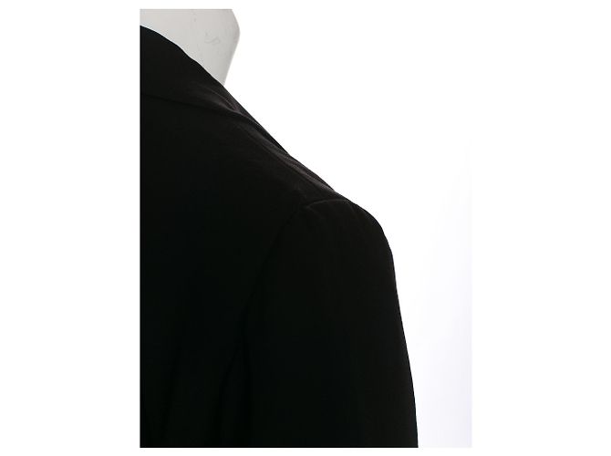 Diane Von Furstenberg Blazer con cascada DvF Olympia Negro - vista 8