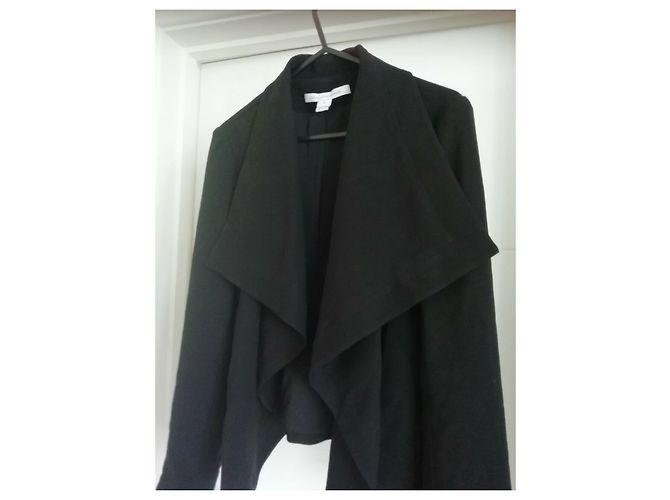 Diane Von Furstenberg Blazer con cascada DvF Olympia Negro - vista 9