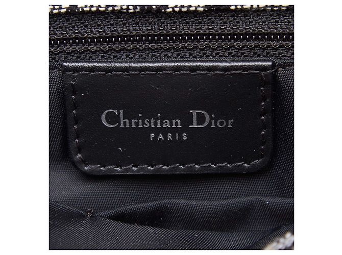 Dior Grau Dior Oblique Canvas D-Ring Handtasche - Ansicht 6